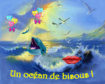 Résultat de recherche d'images pour "gif animé bateau de bisous sur océan d'amour"